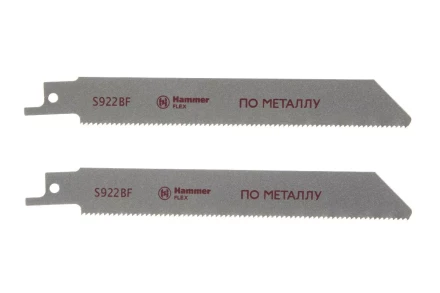 Полотно для сабельной пилы HAMMER 150мм, TPI 25, BIM, 2шт/уп (Flex 225-004) купить в Екатеринбурге