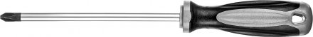 Отвертка MIRAX 25096-3-15, закаленный стержень, двухкомпонентная рукоятка, PH3x100мм 25096-3-15 купить в Екатеринбурге
