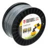 Леска для триммера двухкомпонентная квадрат, 3,0мм х 111м, на DIN катушке EXTRA CORD// Denzel 96820 купить в Екатеринбурге