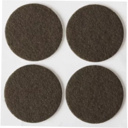 Накладки STAYER &quot;COMFORT&quot; на мебельные ножки, самоклеящиеся, фетровые, коричневые, круглые - диаметр 35 мм, 4 шт 40910-35 купить в Екатеринбурге