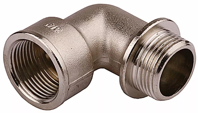 Уголок GENERAL FITTINGS с упором, никелированная латунь, г/ш, 3/4" 51072-G/S-3/4 купить в Екатеринбурге