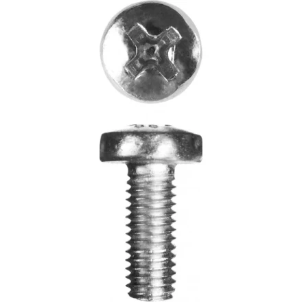 Винт ЗУБР &quot;МАСТЕР&quot; DIN 7985, класс прочности 4.8, оцинкованный, M5x12мм, 5кг 303150-05-012 купить в Екатеринбурге