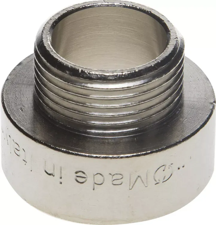 Переходник GENERAL FITTINGS удлиненный цилиндрический, никелированная латунь, 1" х 3/4" 51083-1-3/4 купить в Екатеринбурге