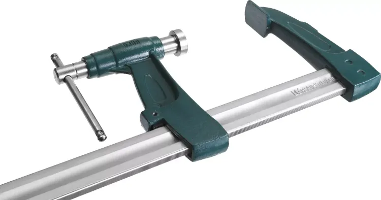 Струбцина KRAFTOOL тип "F", с мультипликаторной прижимной втулкой, 125х600 мм 32013-125-600 купить в Екатеринбурге