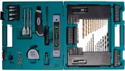 Набор свёрел и бит 104шт Makita D-31778