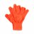 Перчатки трикотажные акрил оранжевый двойная манжета Россия Сибртех 68679 купить в Екатеринбурге