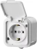 Розетка STAYER &quot;MASTER&quot; &quot;MAXIMA&quot; одноместная, с заземлением, с защитной крышкой, IP54, 16А, 220В 54306-W купить в Екатеринбурге