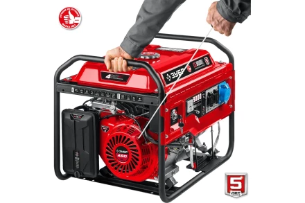 ЗУБР 8000 Вт, бензиновый генератор с электростартером (СБ-8000Е) купить в Екатеринбурге