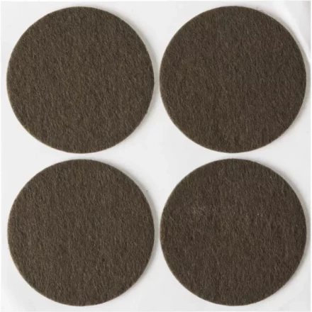 Накладки STAYER &quot;COMFORT&quot; на мебельные ножки, самоклеящиеся, фетровые, коричневые, круглые - диаметр 50 мм, 4 шт 40910-50 купить в Екатеринбурге