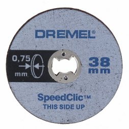 Диски отрезные по пластмассе SC409 5 шт 38х0,75 мм Dremel