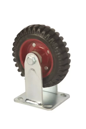 Колесо большегрузное неповоротное PF 160 150 мм резина с протектором (F) 1027233 купить в Екатеринбурге