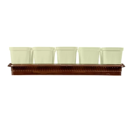 Набор для рассады Palisad 643449, поддон 380х155х40 мм, 10 горшочков по 250 мл с выдвижным дном купить в Екатеринбурге