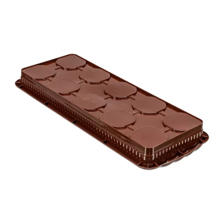 Набор для рассады Palisad 643449, поддон 380х155х40 мм, 10 горшочков по 250 мл с выдвижным дном купить в Екатеринбурге