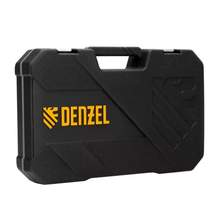 Набор инструментов Denzel, 1/2&quot;, 1/4&quot;, CrV, S2, пластиковый кейс, 82 предмета 15809 купить в Екатеринбурге