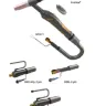 Горелка TECH TS 26FLEX М12х1 4метр IOR6906 Сварог купить в Екатеринбурге