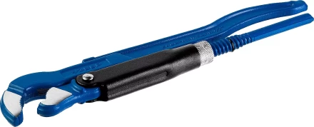 Ключ трубный рычажный ЗУБР &quot;ПРОФЕССИОНАЛ&quot;, тип &quot;S&quot;, изогнутые губки для труднодоступ мест, цельнокованный, Сr-V, № 0, 1/2&quot; 27336-0_z01 купить в Екатеринбурге