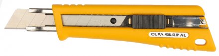 Нож OLFA с выдвижным лезвием, со специльным покрытием, автофиксатор, 18мм OL-NL-AL купить в Екатеринбурге