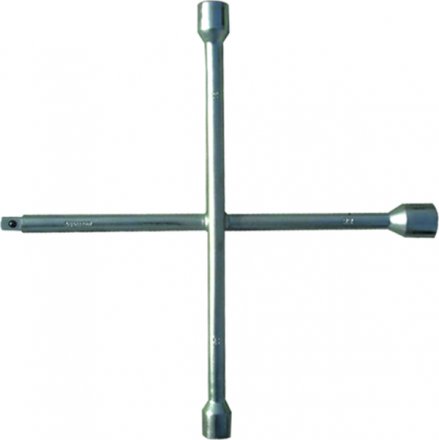 Ключ-крест баллонный 17 х 19 х 21 х 22 мм толщина 14 мм СИБРТЕХ 14257 купить в Екатеринбурге
