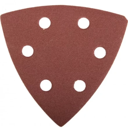 Треугольник шлифовальный ЗУБР "МАСТЕР" универсальный на велкро основе, 6 отверстий, Р320, 93х93х93мм, 5шт 35583-320 купить в Екатеринбурге