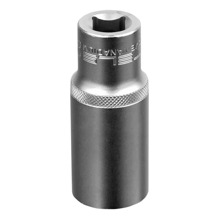 Головка торцевая удлиненная, 24 мм, шестигранная, CrV, под квадрат 1/2 Stels 13883 купить в Екатеринбурге