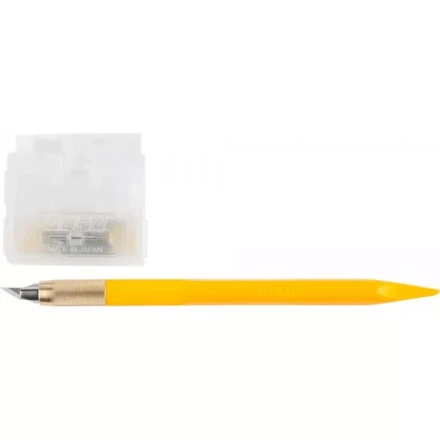 Нож OLFA &quot;Utility Models&quot; перовой дизайнерский, для точных работ, рукоятка с мини шпателем, 5 лезвий, 4мм OL-AK-5 купить в Екатеринбурге