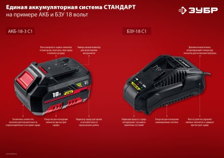 Аккумуляторная батарея Li-Ion 18 В C1 АКБ-18 С1 серия СТАНДАРТ купить в Екатеринбурге