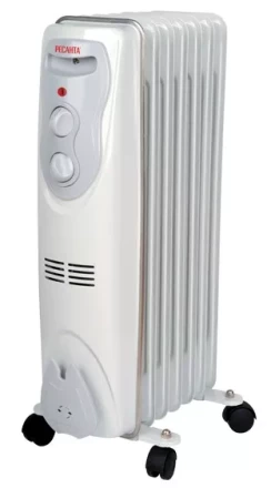 Маслянный радиатор обогреватель электрический Ресанта ОМ-7Н купить в Екатеринбурге