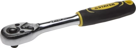 Трещотка для торцовых головок STAYER "PROFI", Сr-V сталь, 45 зубцов, 1/4" 27786-1/4 купить в Екатеринбурге