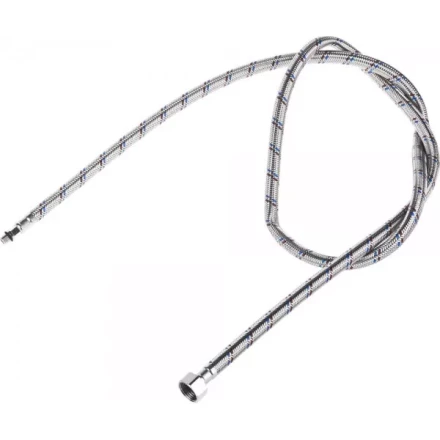 Подводка гибкая STAYER для воды к смесителям, оплетка из нерж стали, укороченная, г/ш 1/2&quot; - 1,5м 51016-150 купить в Екатеринбурге