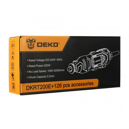 Гравер электрический DEKO DKRT200E DEKO 126 tools, 063-1415 купить в Екатеринбурге