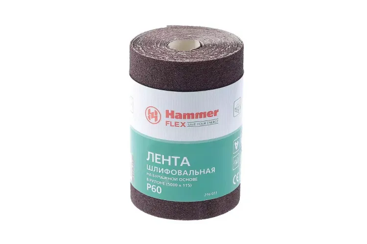 Лента шлифовальная в рулоне HAMMER Flex  216-011 купить в Екатеринбурге