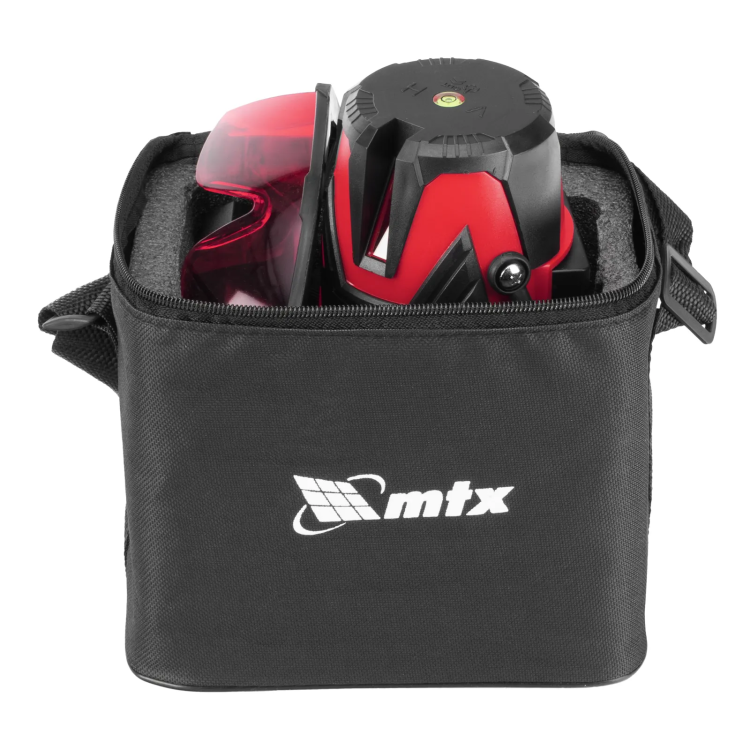Лазерный уровень MXL RED, 30 м, красный луч, акк. Li 2400 mAh, сумка, резьба 5/8" // MTX 35012 купить в Екатеринбурге
