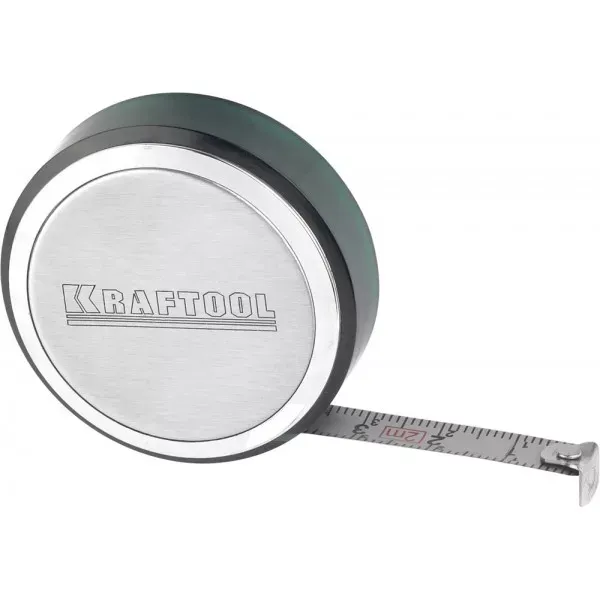 Рулетка KRAFTOOL, SuperKompakt, корпус из нержавеющей стали, 2мх8мм 34147-02 купить в Екатеринбурге