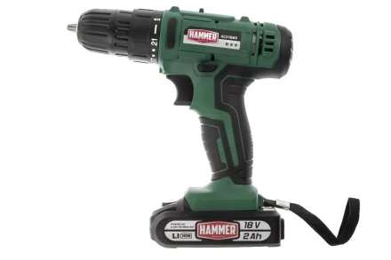 Дрель аккумуляторная HAMMER ACD18BS купить в Екатеринбурге