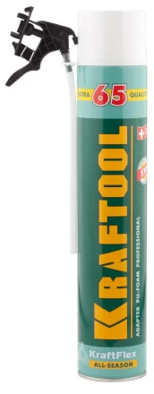 Пена &quot;PREMIUM 65&quot; монтажная, адаптерная, всесезонная, 750мл, KRAFTOOL 41175 купить в Екатеринбурге