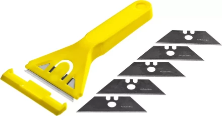 Набор STAYER &quot;STANDARD&quot;: Скребок пластмассовый с 5 лезвиями, 50мм 0851-H6_z01 купить в Екатеринбурге