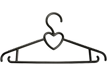 Вешалка пластиковая для верхней одежды 41 см цветная сердечко ELFE 92932 купить в Екатеринбурге