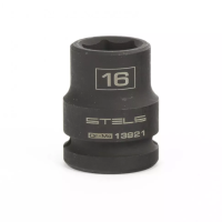 Головка ударная шестигранная 16 мм 1/2" CrMo Stels 13921