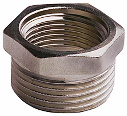 Футорка GENERAL FITTINGS никелированная латунь, 1/2&quot; х 3/8&quot; 51081-1/2-3/8 купить в Екатеринбурге