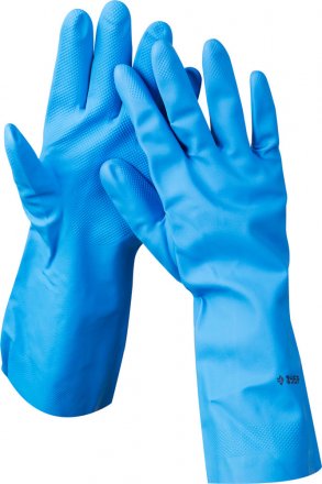 Перчатки ЗУБР нитриловые, повышенной прочности, с х/б напылением, размер L 11255-L купить в Екатеринбурге