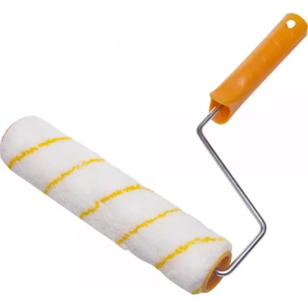 Валик GIRPAINT ПОЛИАКРИЛ малярный в сборе, ворс 12мм, бюгель 6мм, 40х240мм, STAYER Master 0315-24 купить в Екатеринбурге