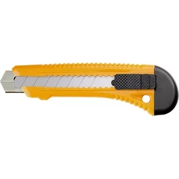 Нож,18 мм, выдвижное лезвие, металлическая направляющая  SPARTA 78973 купить в Екатеринбурге