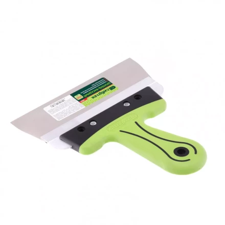 Шпатель фасадный нержавеющая сталь 200 мм двухкомпонентная ручка  Сибртех 85581 купить в Екатеринбурге