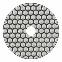 Алмазный гибкий шлифовальный круг 100 мм P400 сухое шлифование (черепашка) 5 шт Matrix 73503