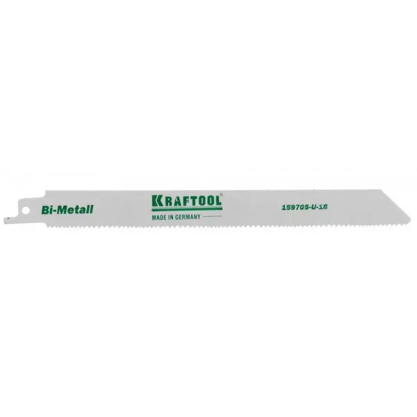 Полотно KRAFTOOL "INDUSTRIE QUALITAT", S1122VF, для эл/ножовки, Bi-Metall, по металлу, дереву, шаг 1,8-2,5мм, 180мм 159705-U-18 купить в Екатеринбурге
