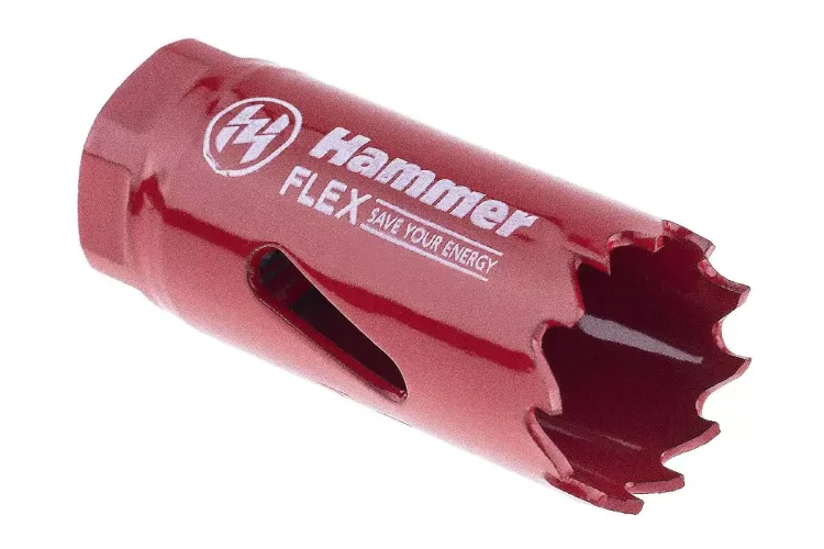 Коронка биметаллическая HAMMER Ф22х38мм 5/8" BiMETALL (224-003) купить в Екатеринбурге