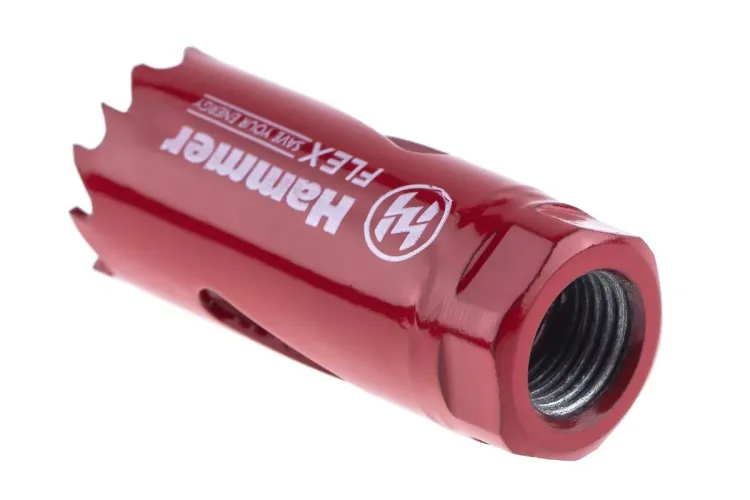Коронка биметаллическая HAMMER Ф22х38мм 5/8" BiMETALL (224-003) купить в Екатеринбурге