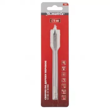 Сверло по дереву перовое 8 мм 6-гранный хвостовик MATRIX 70401 купить в Екатеринбурге