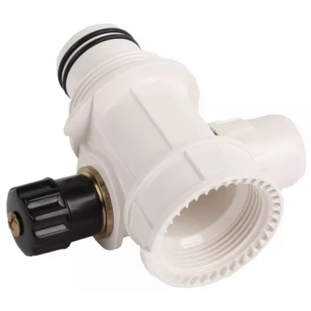 Коллектор ЗУБР &quot;ШиреФит&quot; сборный с вентилем&quot;внутренняя резьба - штуцер с гайкой - штуцер с гайкой&quot;, 26мм-16мм-26мм 51517-26-16-26 купить в Екатеринбурге