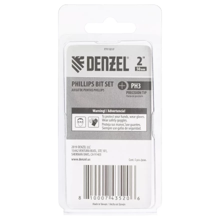 Бита PH3x50, 5 шт. Denzel 7711317 купить в Екатеринбурге